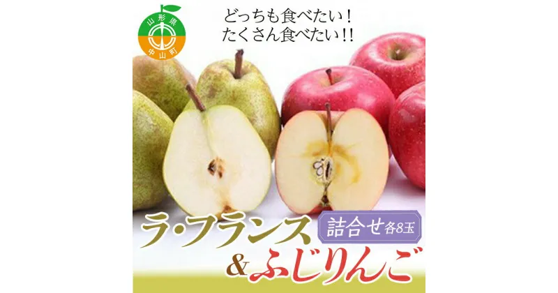 【ふるさと納税】【2024年先行予約】どっちも食べたい！たくさん食べたい！！詰合せ《ラ・フランス＆ふじりんご》 期間限定 数量限定 ラフランス 洋ナシ 洋梨 リンゴ セット F4A-0053