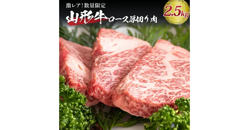 【ふるさと納税】【 超 レア 】【毎月 限定3】 山形牛 ロース 塊肉 約2.5kg ！【生産者限定】山形県 河北町 生産者 数量限定 山形牛 牛肉 ブランド牛 国産牛 ロース 厚切り ステーキ 焼き肉 煮込み カレー シチュー BBQ アウトドア 冷凍 ギフト 贈答 送料無料