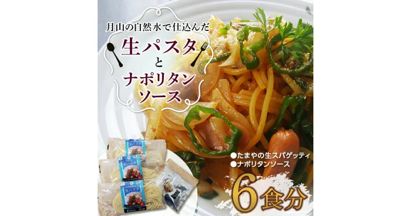 【ふるさと納税】【玉谷製麺所】たまやの生パスタ・ナポリタンセット（6食分）めん 麺 麺類 山形県 西川町 FYN9-479