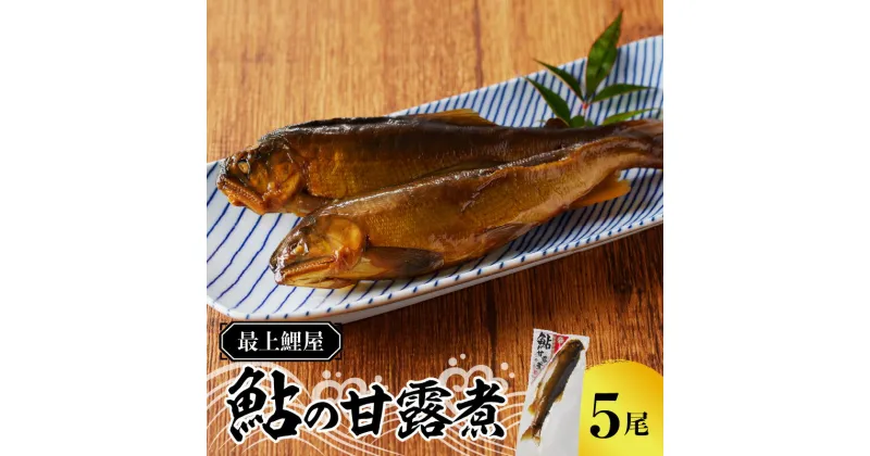 【ふるさと納税】最上鯉屋 鮎の甘露煮5尾（1尾×5袋）