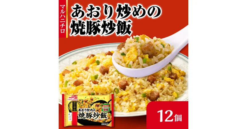 【ふるさと納税】マルハニチロ 冷凍食品 あおり炒めの焼豚炒飯 12個入