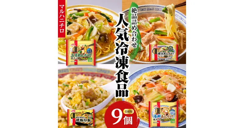 【ふるさと納税】マルハニチロ 冷凍食品 詰合せセット 4種類 合計9個セット