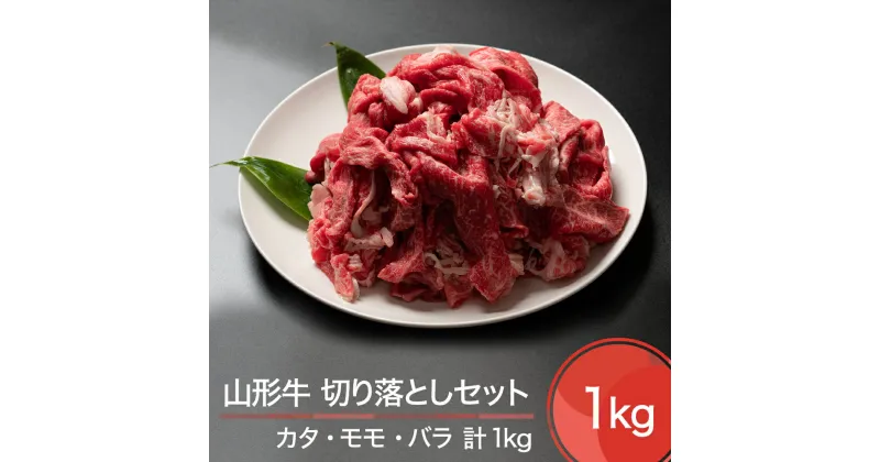 【ふるさと納税】山形牛 切り落としセット 計1000g 送料無料 ja-gnkrx1000