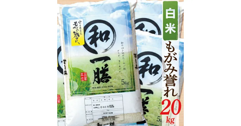 【ふるさと納税】【令和6年産】【希少品種】【白米】山形県産もがみ誉れ20kg