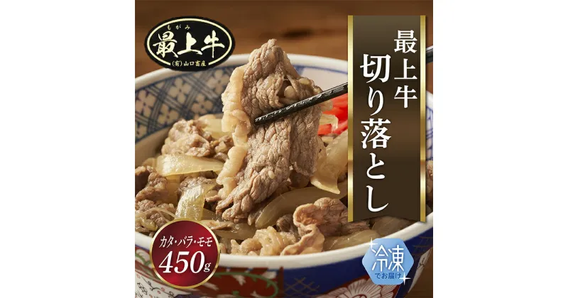 【ふるさと納税】【冷凍】最上牛切り落とし(カタ・バラ・モモ450g)