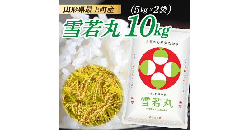 【ふるさと納税】【令和6年産】山形県産 雪若丸 10kg (5kg×2袋)