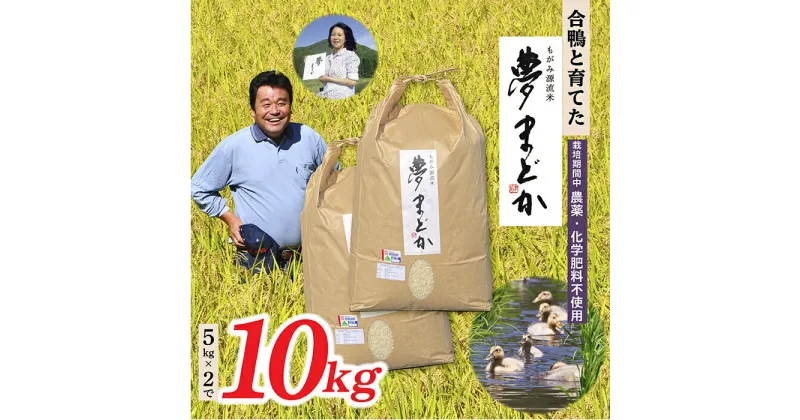 【ふるさと納税】【希少品種】【令和6年産】特別栽培米　夢まどか10kg(5kg×2)