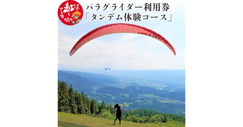 【ふるさと納税】パラグライダー利用券「タンデム体験コース」 しらたかスカイパーク 山形