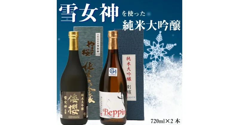 【ふるさと納税】 ふるさと納税 日本酒 純米大吟醸「雪女神」セット