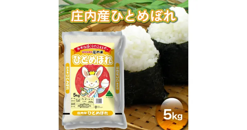 【ふるさと納税】ふるさと納税 米 山形県 庄内産ひとめぼれ5kg