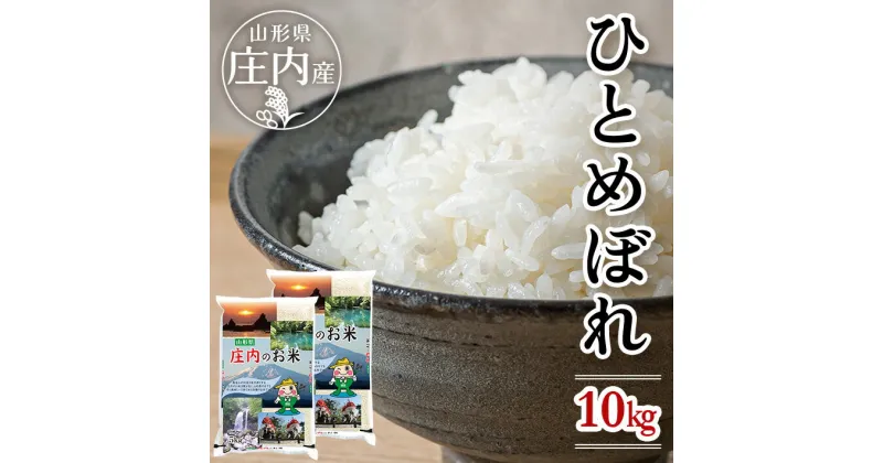 【ふるさと納税】ひとめぼれ 計10kg 5kg×2袋 令和6年産米 山形県庄内産 ご希望の時期頃お届け 東北 遊佐町 庄内地方 庄内平野 米 お米 精米 白米 庄内米 ごはん ご飯 セット 発送時期が選べる