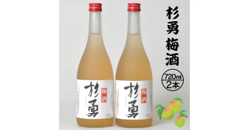 【ふるさと納税】杉勇 梅酒 720ml×2本