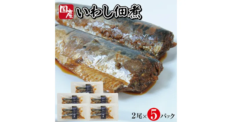 【ふるさと納税】国産いわし佃煮 2尾×5パック いわし 佃煮 常温保存 ご飯のおとも