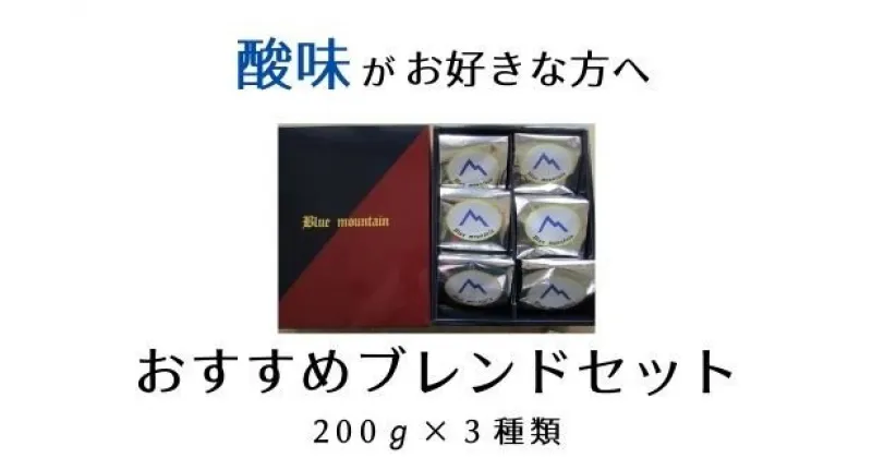 【ふるさと納税】No.0718 酸味がお好きな方へのおすすめブレンドセット