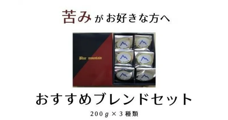 【ふるさと納税】No.0719 苦味がお好きな方へのおすすめブレンドセット