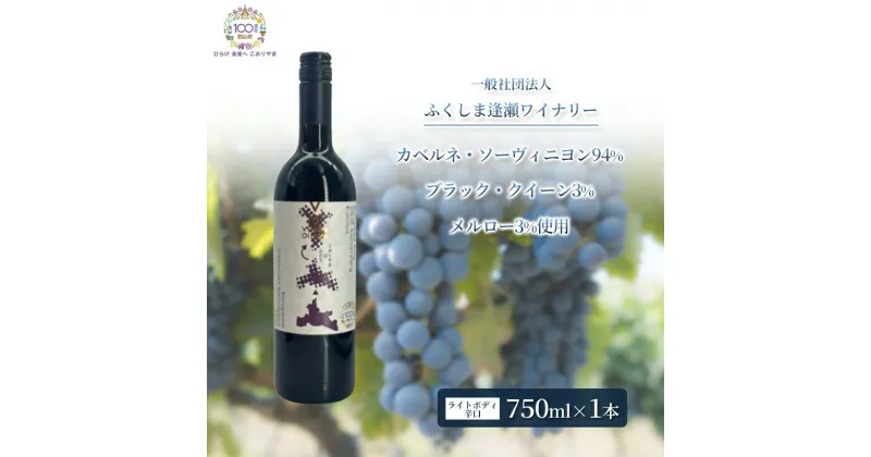 【ふるさと納税】ヴァンデオラージュ 郡山カベルネソーヴィニヨン2021 赤 750ml×1本 カートン入　郡山市