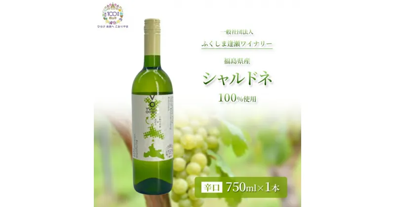 【ふるさと納税】ヴァンデオラージュ郡山シャルドネ2021 白 750ml×1本 カートン入　洋酒・お酒