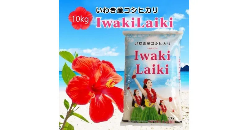 【ふるさと納税】Iwaki Laiki いわき産コシヒカリ10kg | お米 こめ 白米 食品 人気 おすすめ 送料無料