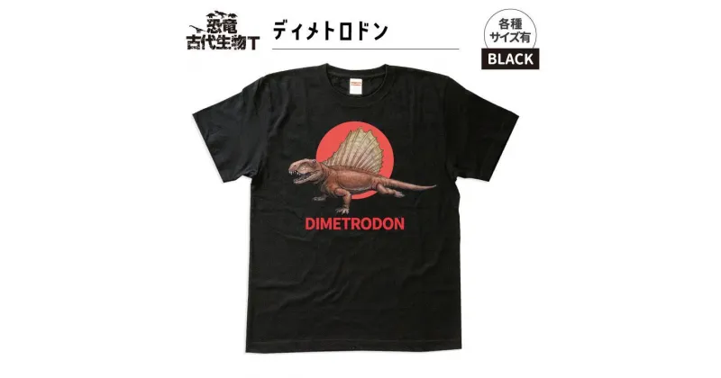 【ふるさと納税】恐竜・古代生物Tシャツ　ディメトロドン 032