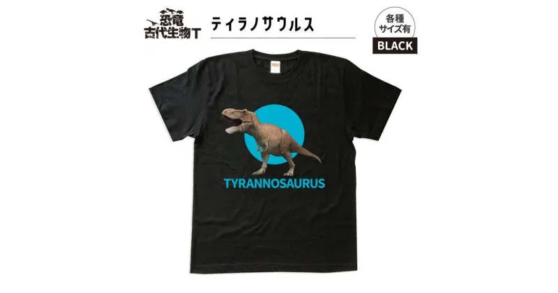 【ふるさと納税】恐竜・古代生物Tシャツ　ティラノサウルス 033