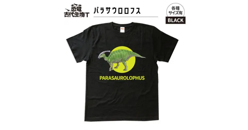 【ふるさと納税】恐竜・古代生物Tシャツ　パラサウロロフス 037