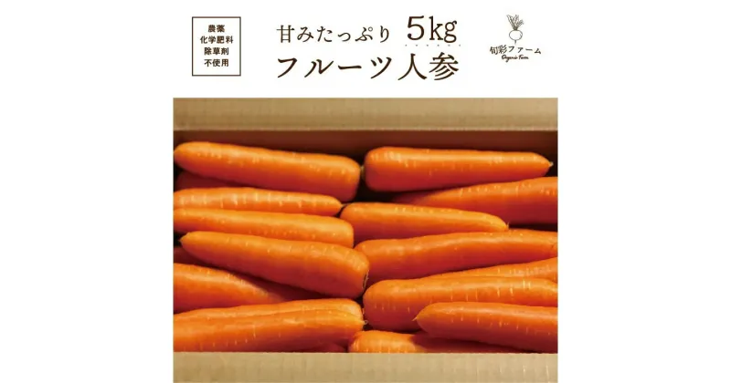 【ふるさと納税】都内マルシェで人気のお野菜！ 甘みたっぷりフルーツにんじん 5kg F21R-196