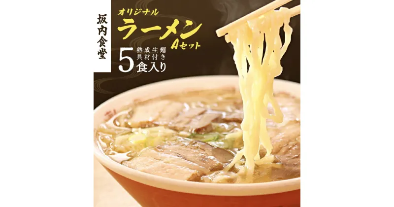 【ふるさと納税】坂内オリジナルラーメンAセットスペシャル（5人前入り）【07208-0103】