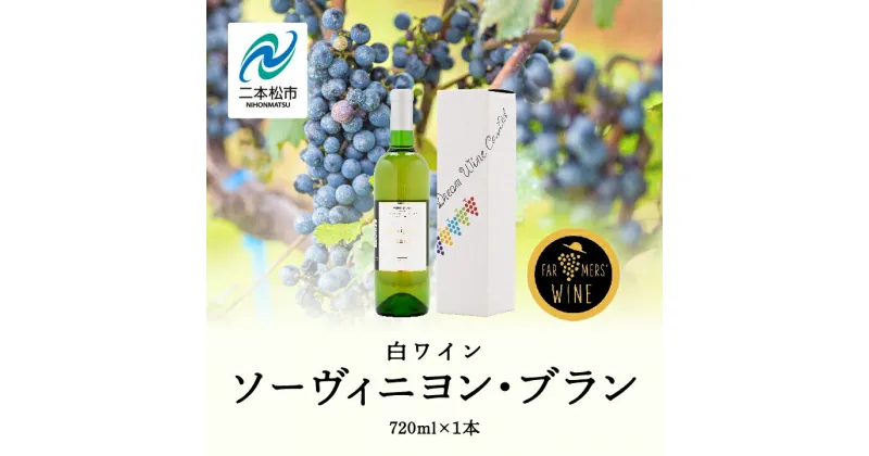 【ふるさと納税】 ソーヴィニヨン・ブラン（白）720ml×1本 ワイン 飲みやすい 白ワイン お酒 ご当地 ワイナリー グルメ プレゼント 人気 ランキング おすすめ お中元 お歳暮 ギフト 二本松市 ふくしま 福島県 送料無料 【ふくしま農家の夢ワイン】