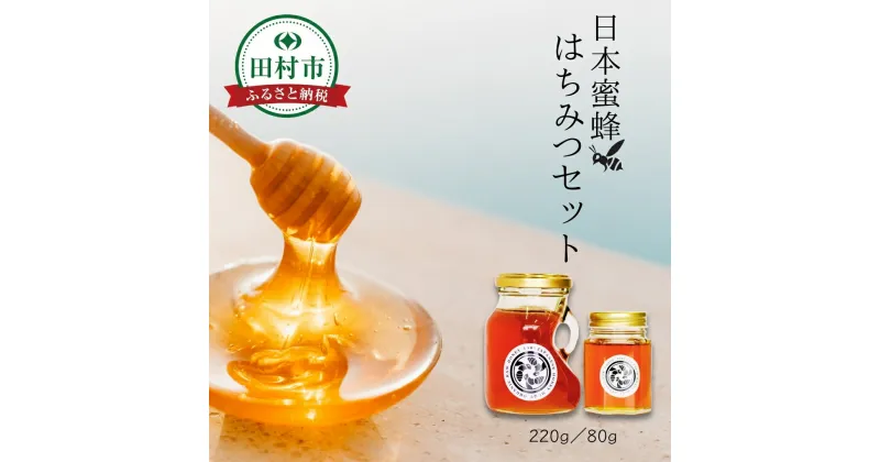 【ふるさと納税】日本蜜蜂はちみつセット 220g 80g 蜂蜜 ハチミツ 健康 アレンジ レシピ 国産 効能 美容 栄養 福島県 田村市 MUQU