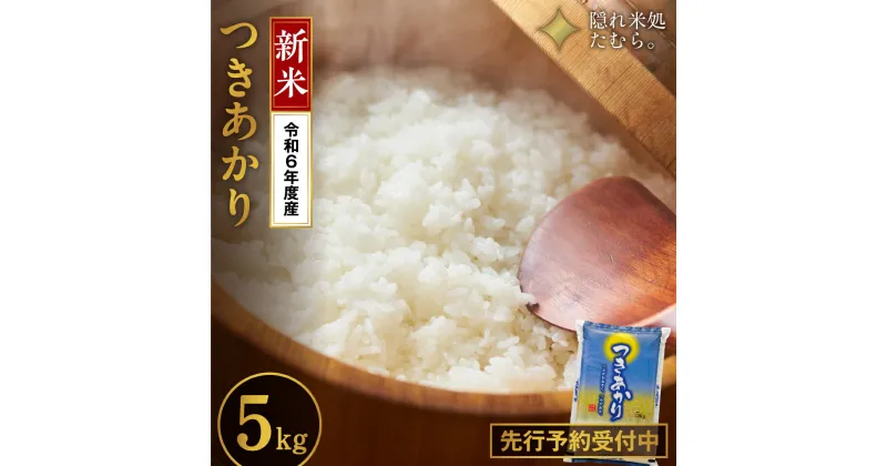 【ふるさと納税】 【 新米 】先行予約 令和6年産 田村市産 つきあかり 5kg 米 白米 精米 単一米 国産 精米仕立てを発送 福島県 田村市 いせや農園