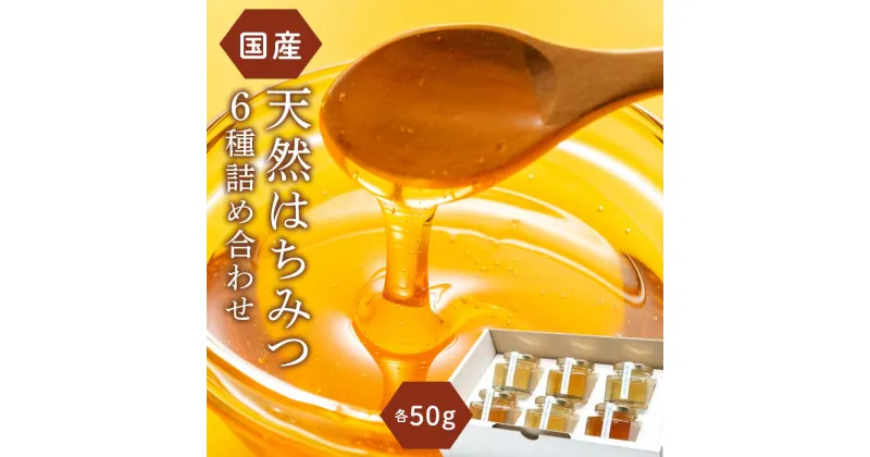 【ふるさと納税】 はちみつ 6種詰め合わせ 300g(50g×6) 伊達市産 国産 天然 蜂蜜 ハチミツ ハニー F20C-120