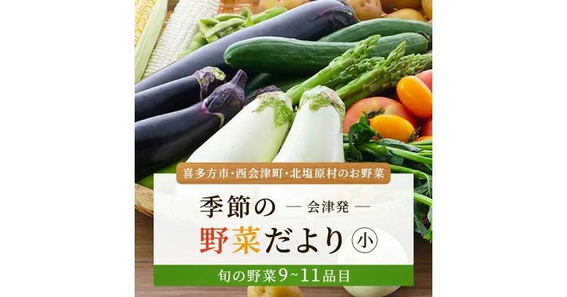 【ふるさと納税】会津発 季節の野菜だより（小）2名様1週間分相当【喜多方市・西会津町・北塩原村のお野菜】 【 ふるさと納税 人気 おすすめ ランキング 季節の野菜 会津 旬 野菜 北塩原村 喜多方市 西会津町 旬の野菜 セット 詰め合わせ 福島県 北塩原村 送料無料 】 KBW001