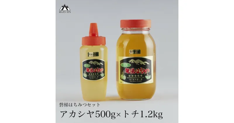 【ふるさと納税】国産純粋はちみつ 天然 農林水産大臣賞 磐梯はちみつ 1200g［瓶］ 1.2kg 500g［チューブ］ 1700g 1.7kg はちみつセット トチはちみつ アカシヤはちみつ トチ アカシヤ トチ蜜 アカシヤ蜜 産地直送 無添加