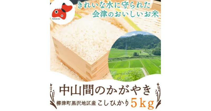 【ふるさと納税】【令和6年産・精米】柳津町産のおいしいこしひかり「中山間のかがやき」5kg 〈10月末より順次発送〉【1535163】