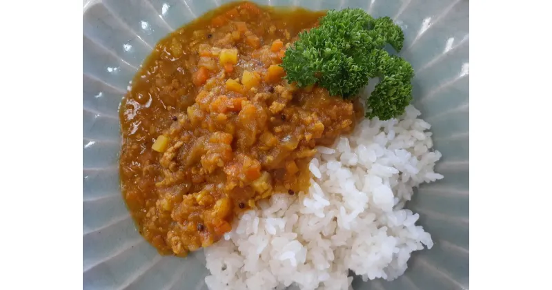 【ふるさと納税】有機野菜入りキーマカレー（180g×3パック）※着日指定不可