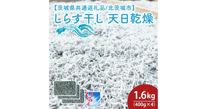 【ふるさと納税】しらす干し 天日乾燥1.6kg（400g×4）【茨城県共通返礼品/北茨城市】（HY-2）