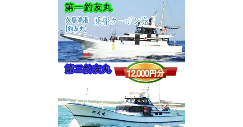 【ふるさと納税】G－15 茨城県日立市 久慈漁港【釣友丸】で使えるクーポン券（12000円分）【乗船券 クーポン券 茨城県 日立市】