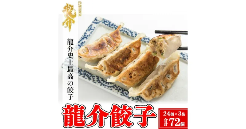 【ふるさと納税】龍介餃子【24個入り×3袋セット】※着日指定不可※離島への配送不可