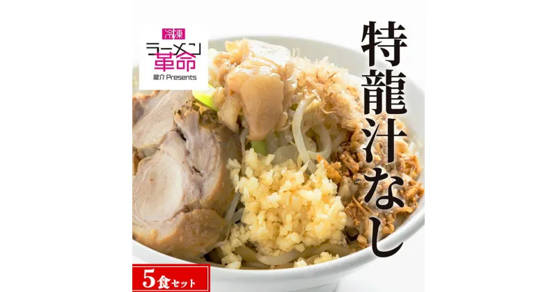 【ふるさと納税】【王道商品】特龍汁なし×5食セット※着日指定不可※離島への配送不可