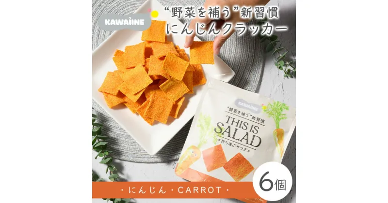 【ふるさと納税】野菜を補うクラッカー（にんじん）10個セット　【茨城県産有機にんじん使用】食物繊維・ビタミンA豊富　化学調味料不使用　保存料不使用　グルテンフリー※離島への配送不可