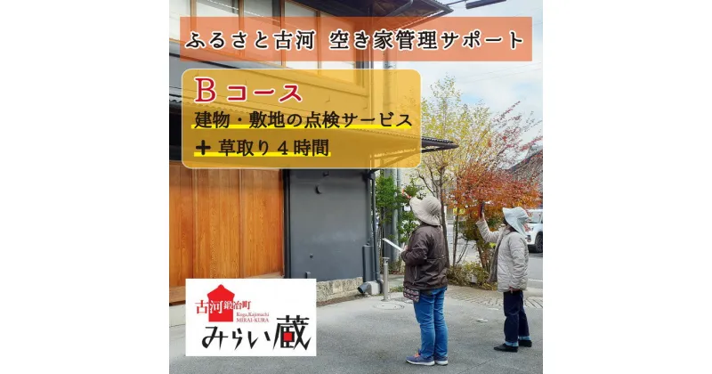 【ふるさと納税】ふるさと古河 空き家管理サポート　Bコース　草取りあり| 空き家 管理 茨城県 古河市 _DW02