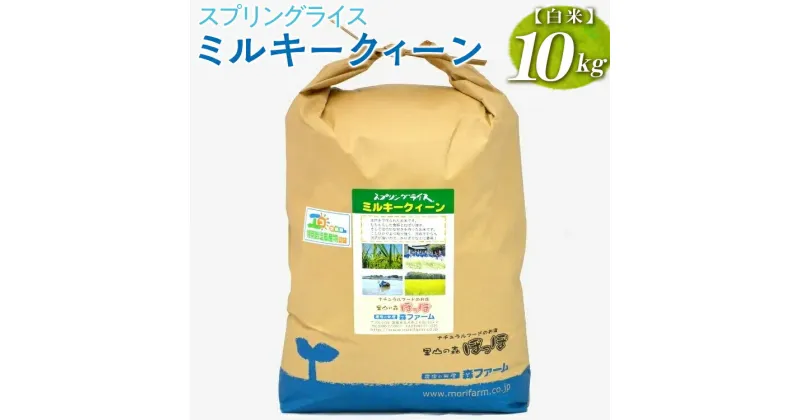 【ふるさと納税】【新米】スプリングライス ミルキークィーン (白米)10kg ※着日指定不可｜ 米 こめ コメ 10キロ 精米 白米 ミルキークイーン みるきーくいーん 古河市産 茨城県産 取り寄せ お取り寄せ ギフト 贈答 贈り物 プレゼント お中元 お歳暮 _BI23