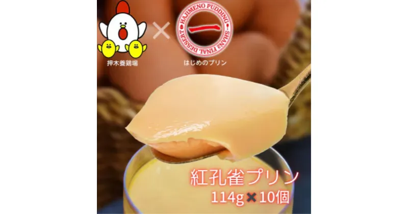 【ふるさと納税】紅孔雀プリン 10個セット | 茨城県 龍ケ崎市 プリン ぷりん ギフト プレゼント スイーツ 内祝い 取り寄せ お取り寄せグルメ お歳暮 紅孔雀 卵 洋菓子 お菓子 デザート ご褒美 セット 新鮮 人気 卵 濃厚 1335353