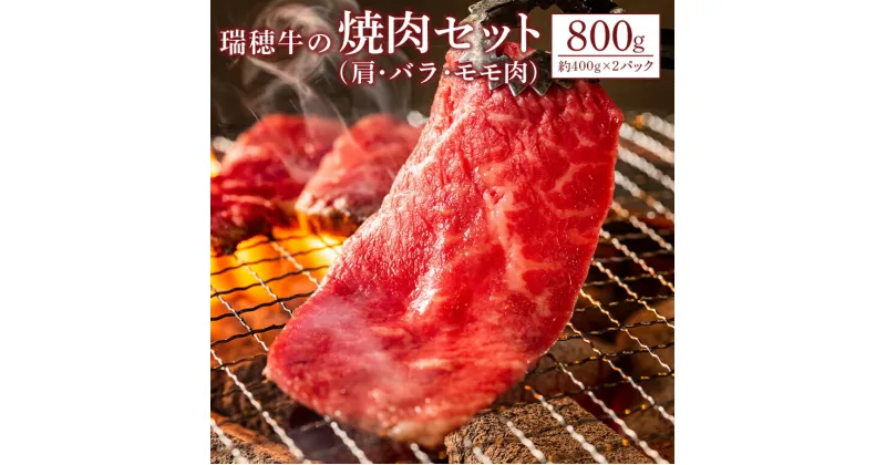 【ふるさと納税】瑞穂牛 焼肉セット 約800g 瑞穂農場