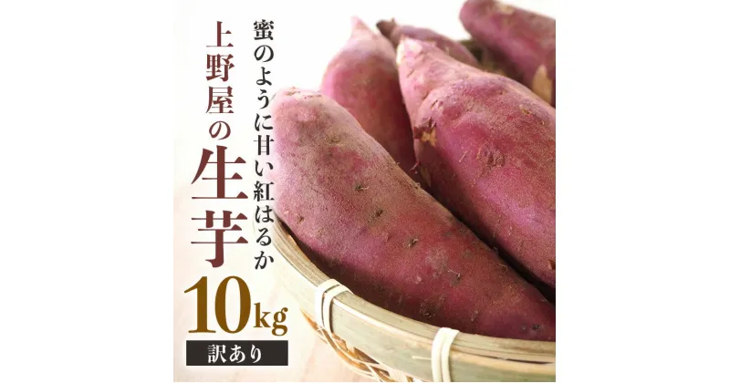 【ふるさと納税】訳あり生芋（べにはるか）10Kg（上野屋）