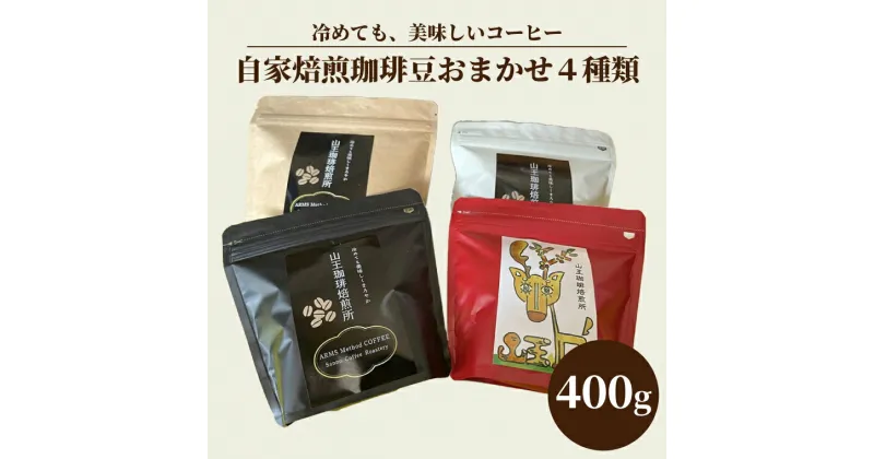 【ふるさと納税】自家焙煎珈琲豆おまかせ4種類（100g×4袋）400g（BA002）