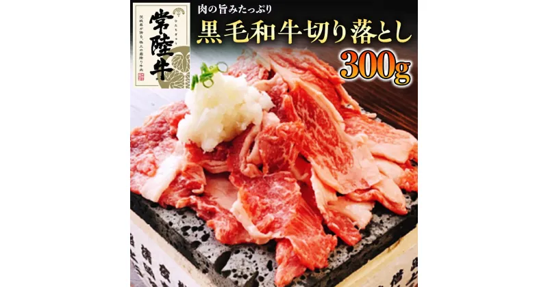 【ふるさと納税】《 和牛 》 常陸牛 厳選 切り落とし 肉 300g 国産 焼肉 焼き肉 バーベキュー BBQ ブランド牛 黒毛和牛 赤身 牛肉 ギフト 贈り物 お祝い 贈答