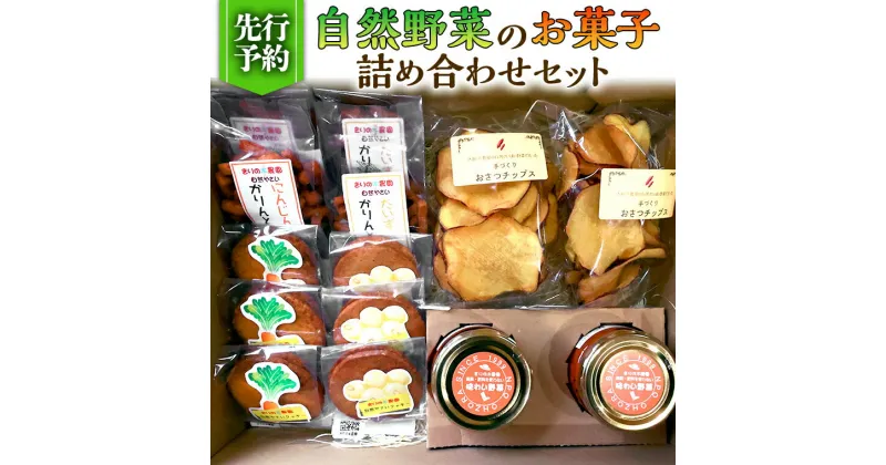 【ふるさと納税】 【 先行予約 】自然野菜の お菓子 詰め合わせ セット （ 2024年12月頃より順次発送開始 ） 手作り クッキー かりんとう おつまみ 野菜 ジャム さつまいも にんじん 大豆